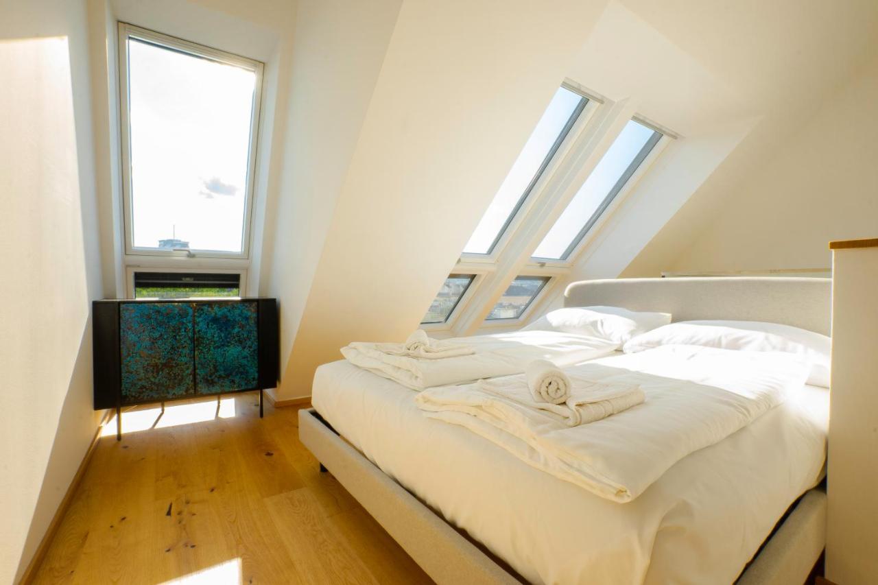 Orestaliving - Penthouse In 2Nd District With View Виена Екстериор снимка